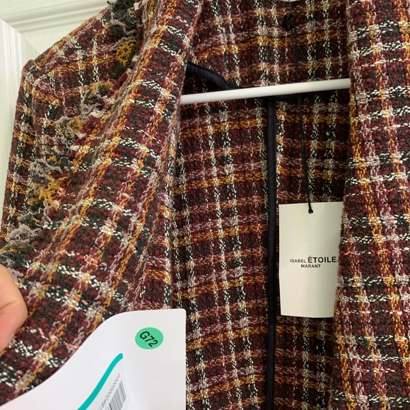 isabel marant etoile Nicole Tweed jacket 34 xs NWT - Picture 3 of 5